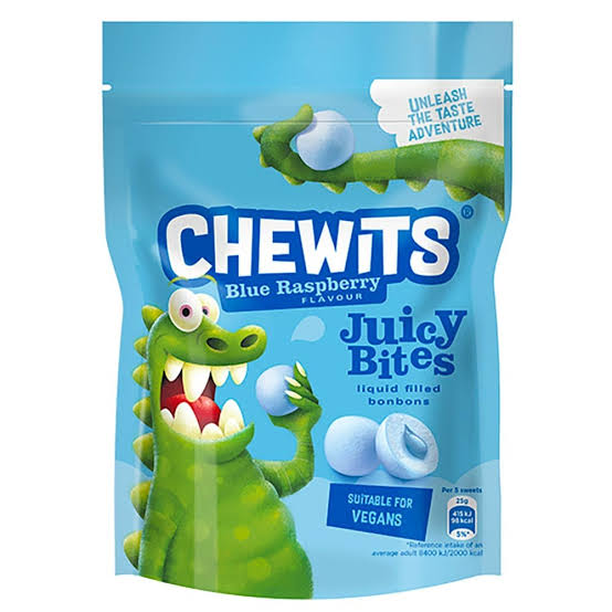 Chewits Juicy Bites Blue Raspberry Juicy Bites 115g