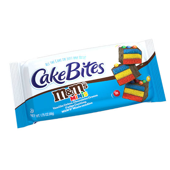 CAKE BITES m&m's minis FLAVOURED 50g