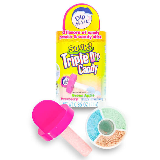 Dip-n-lick sour tripple dip candy 24g