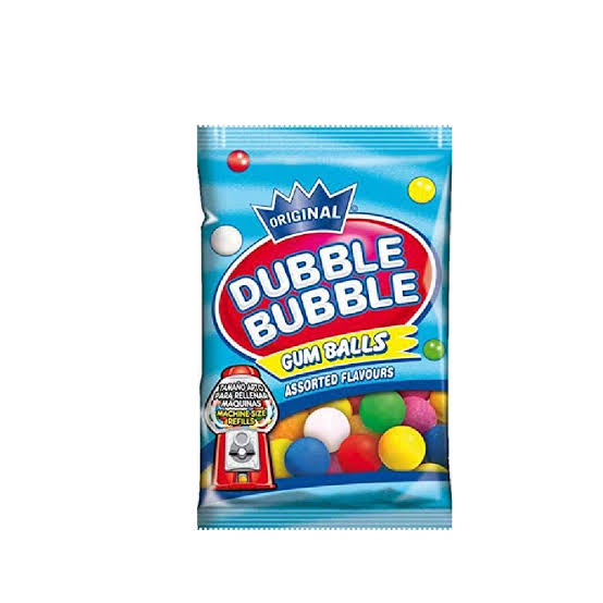 DUBBLE BUBBLE Original Gum Balls Assorted Flavours 90g