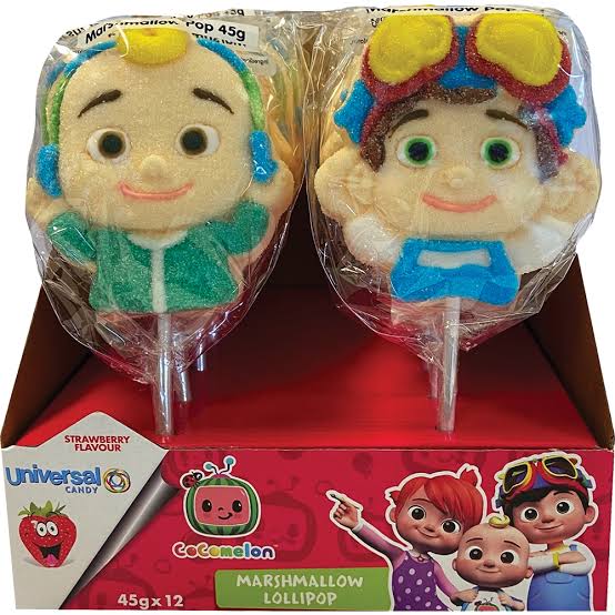 COCOMELON Strawberry Marshmallow Pop 45g