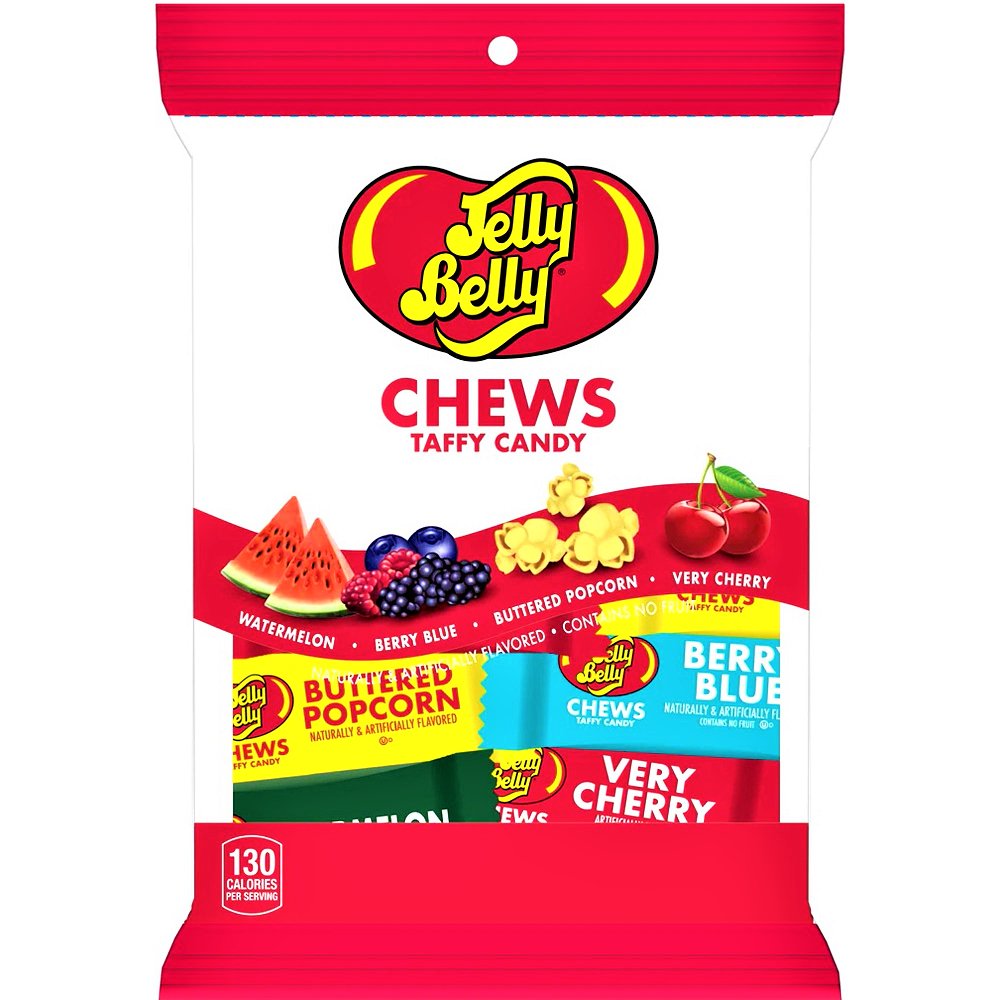 Jelly Belly Chews Taffy Candy 198g
