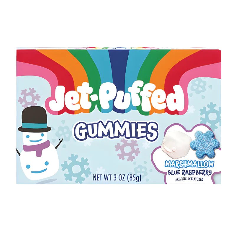 Jet-Puffed Gummies Marshmallow Blue Raspberry 85g