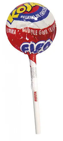 Fiesta Kojak Bubble Gum Filled Lollipop