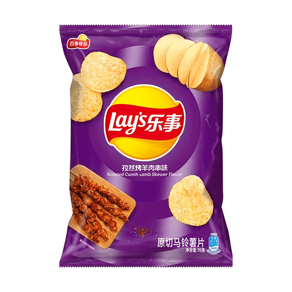 LAY'S ROASTED CUMIN LAMB SKEWER FLAVOUR 70g