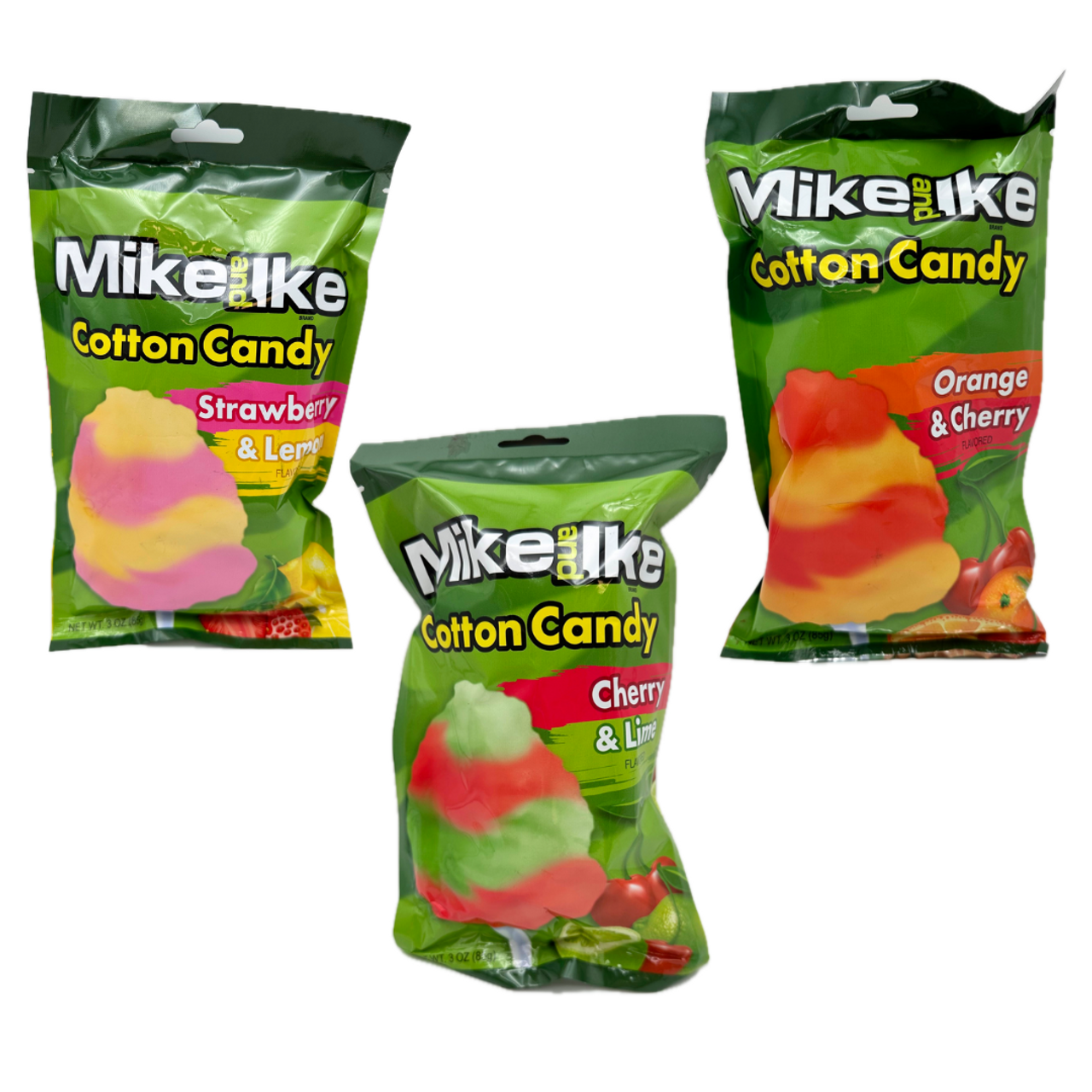 Mike & Ike Cotton Candy Strawberry & Lemon 85g