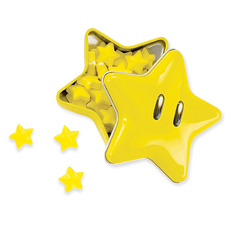 Mario Super Star Novelty Tin Candy 17g