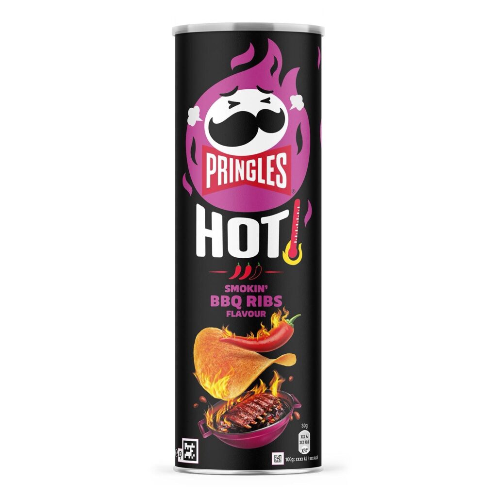 Pringles Hot Smokin BBQ Ribs 160g