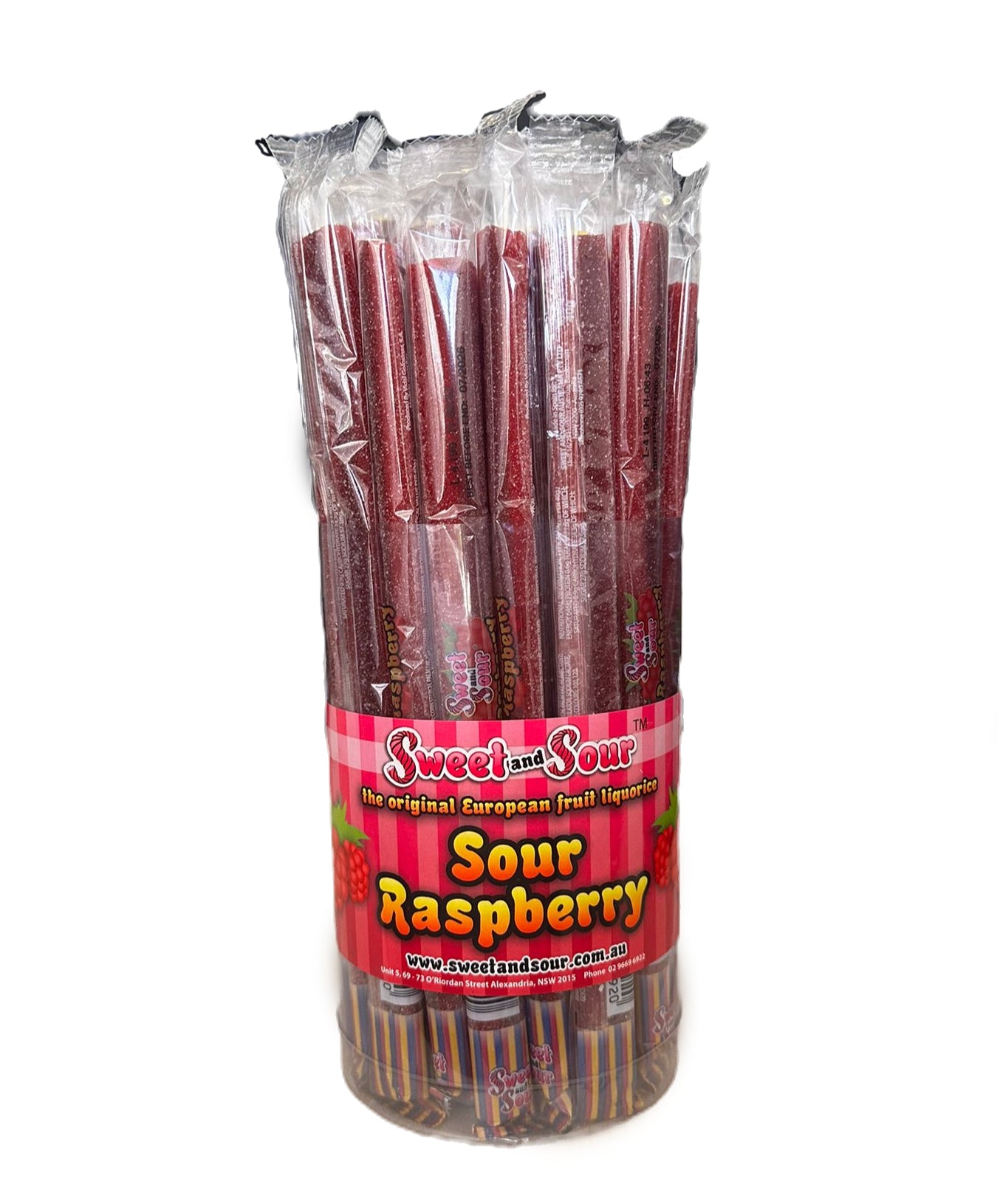 SWEET AND SOUR Fruit Liquorice Raspberry 40g