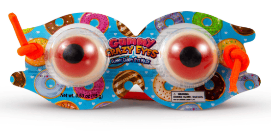 Gummy Crazy Eyes Gummy Candy Eye Mask 15g