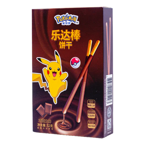 Pokemon Chocolate Biscuit Sticks 52g