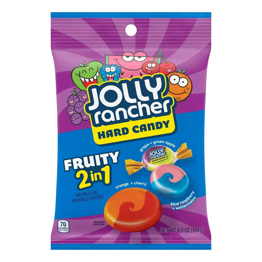 Jolly Rancher Hard Candy Fruity 2 In One 184g