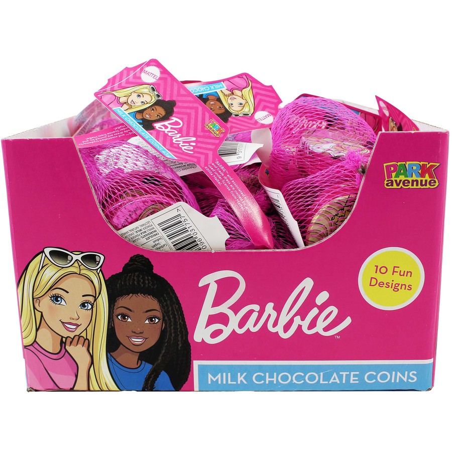 Barbie Milk Chocolate Coins 43g