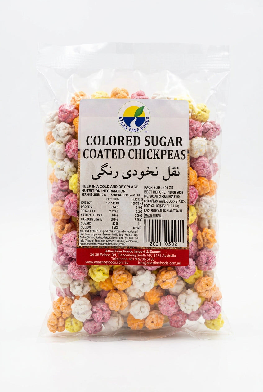 Colored Suger Coated Chickpeas 400g