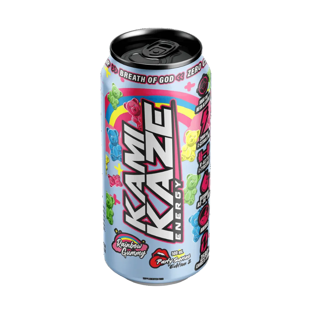 Kamikaze Rainbow Gummy Energy Drink 500ml