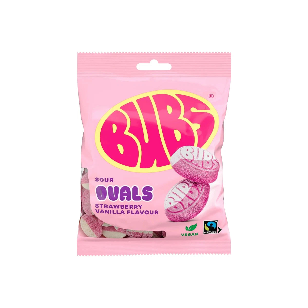 Bubs Sour Diamond Strawberry Vanilla 156g