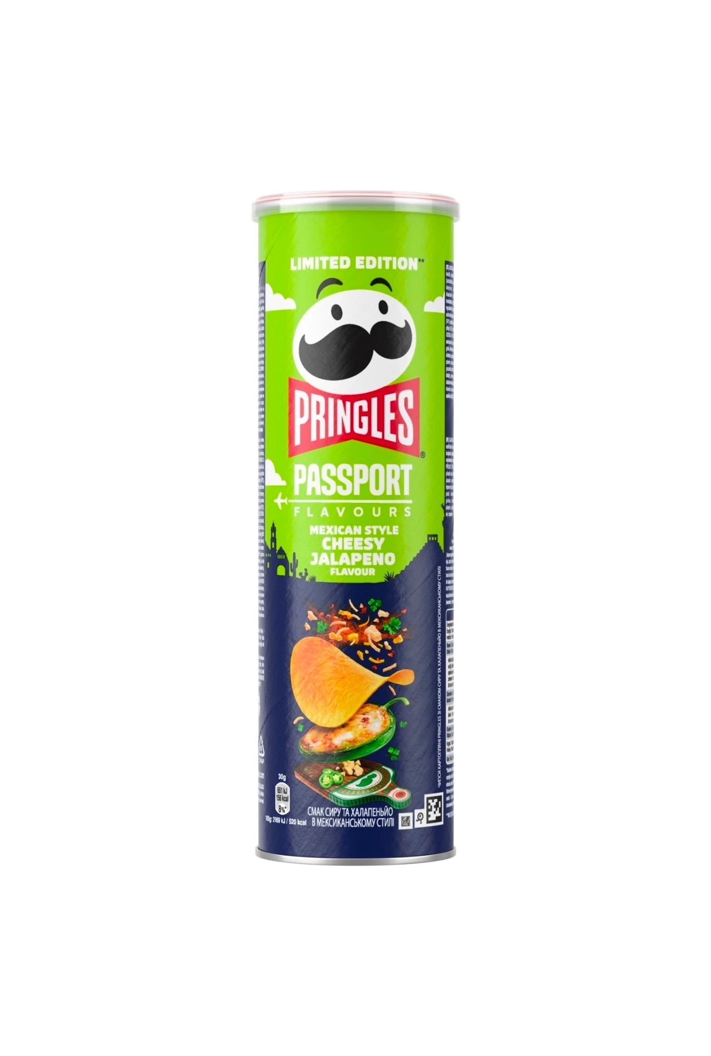 Pringles Passport Mexican Cheesy Jalapeno 165g