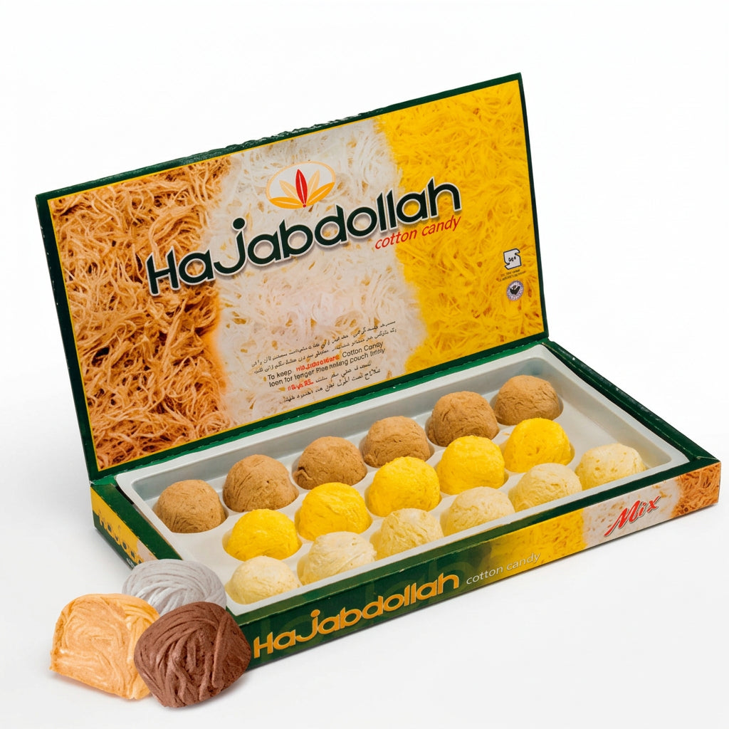 Hajabdol Cotton Candy Mixed Chocolate, Vanilla, Saffron 350g