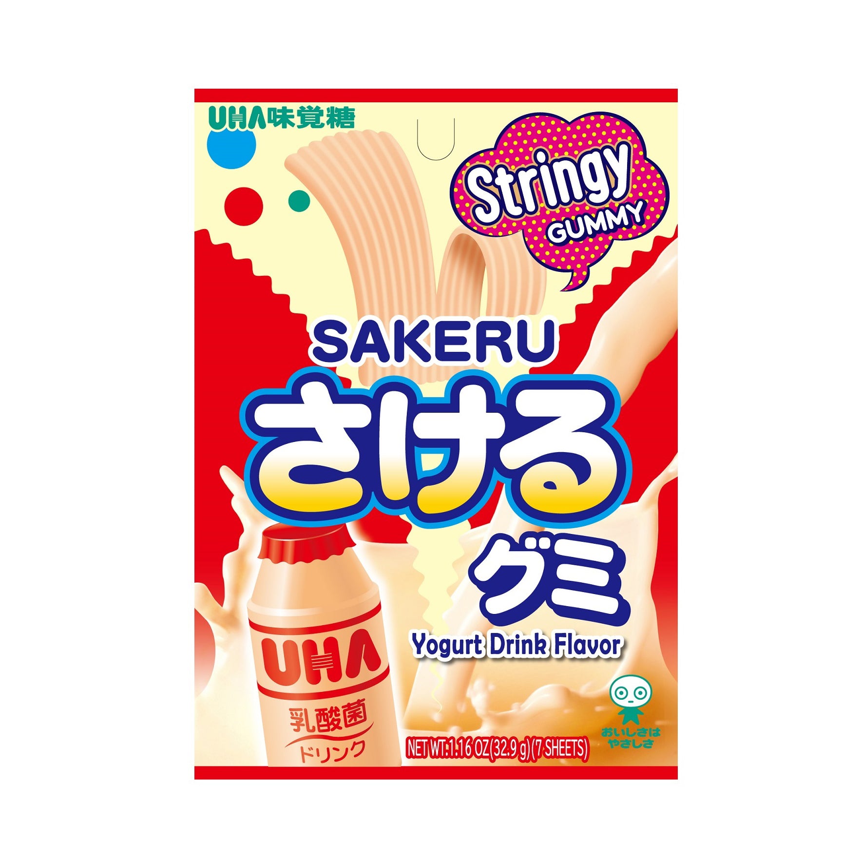 Sakeru Yoghurt Drink Stringy Gummy 32.9g