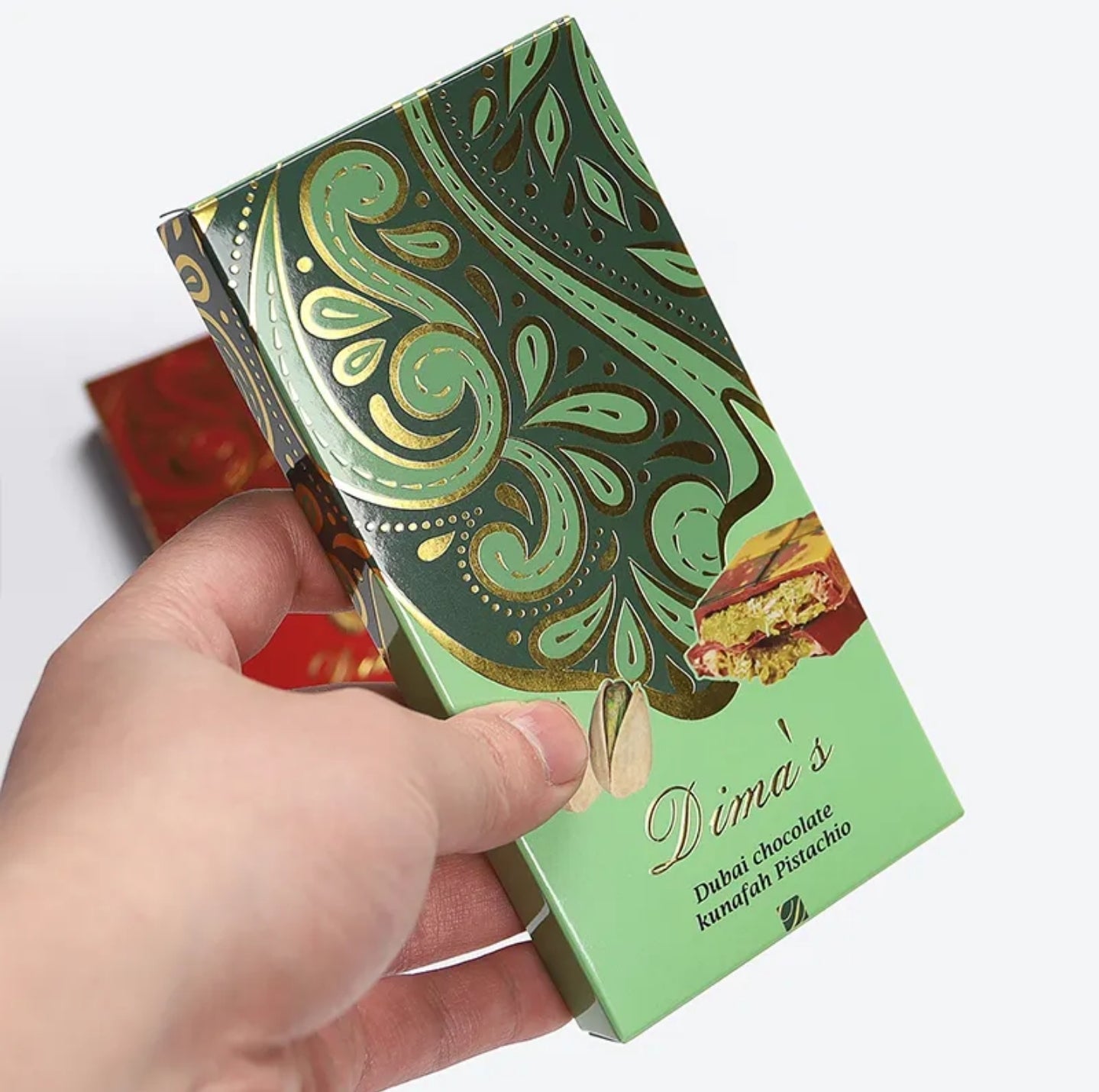 DIMA'S DUBAI CHOCOLATE KUNAFAH PISTACHIO CRUNCH 195g