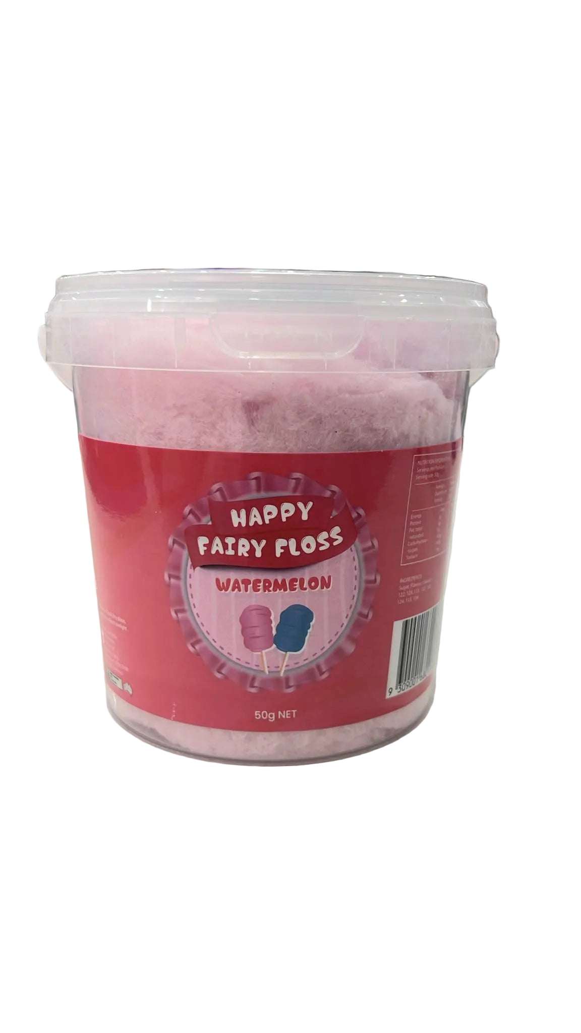 Happy Fairy Floss Watermelon 50g