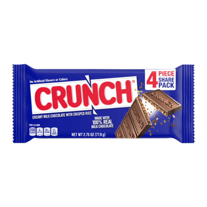 NESTLE CRUNCH BAR SHARE SIZE 79G