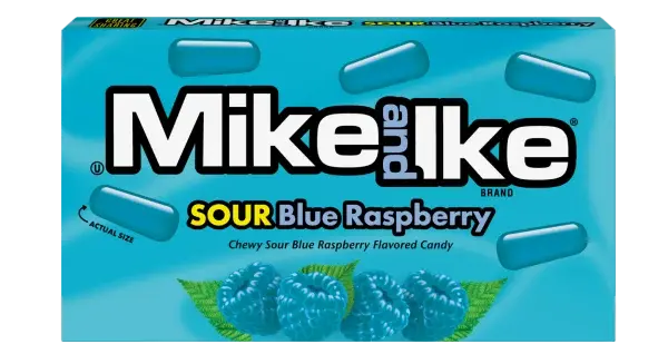 Mike Ike Sour Blue Raspberry 120g