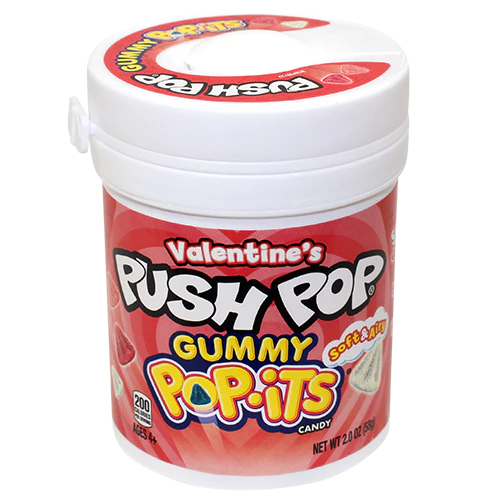 Push Pop Gummy Popits valentine's soft & airy 58g