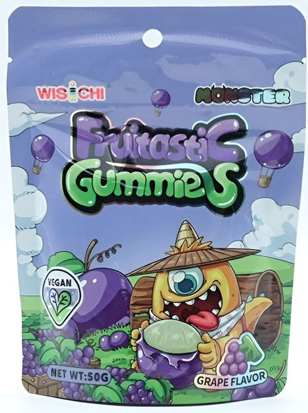 Monster Fruitastic Gummies Grape 50g