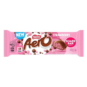 Nestle Aero Strawberry choc bubbles 60g