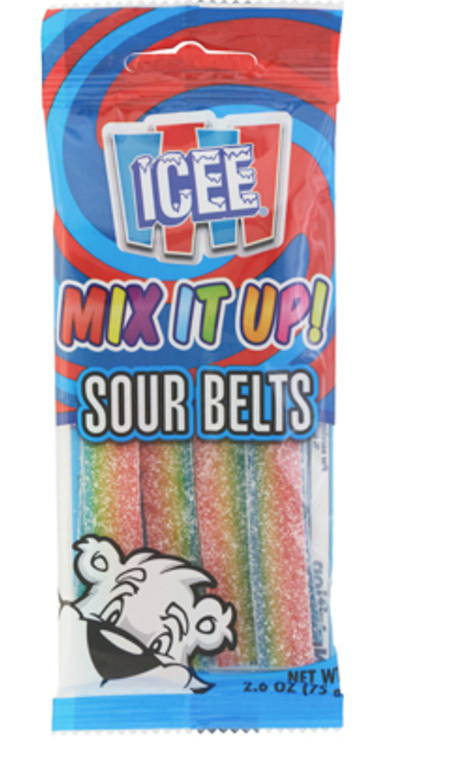 Icee Mix It Up Sour Belts 75g