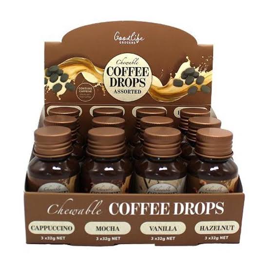 Goodlife Grocers Chewable Coffee Drops Assorted 32g