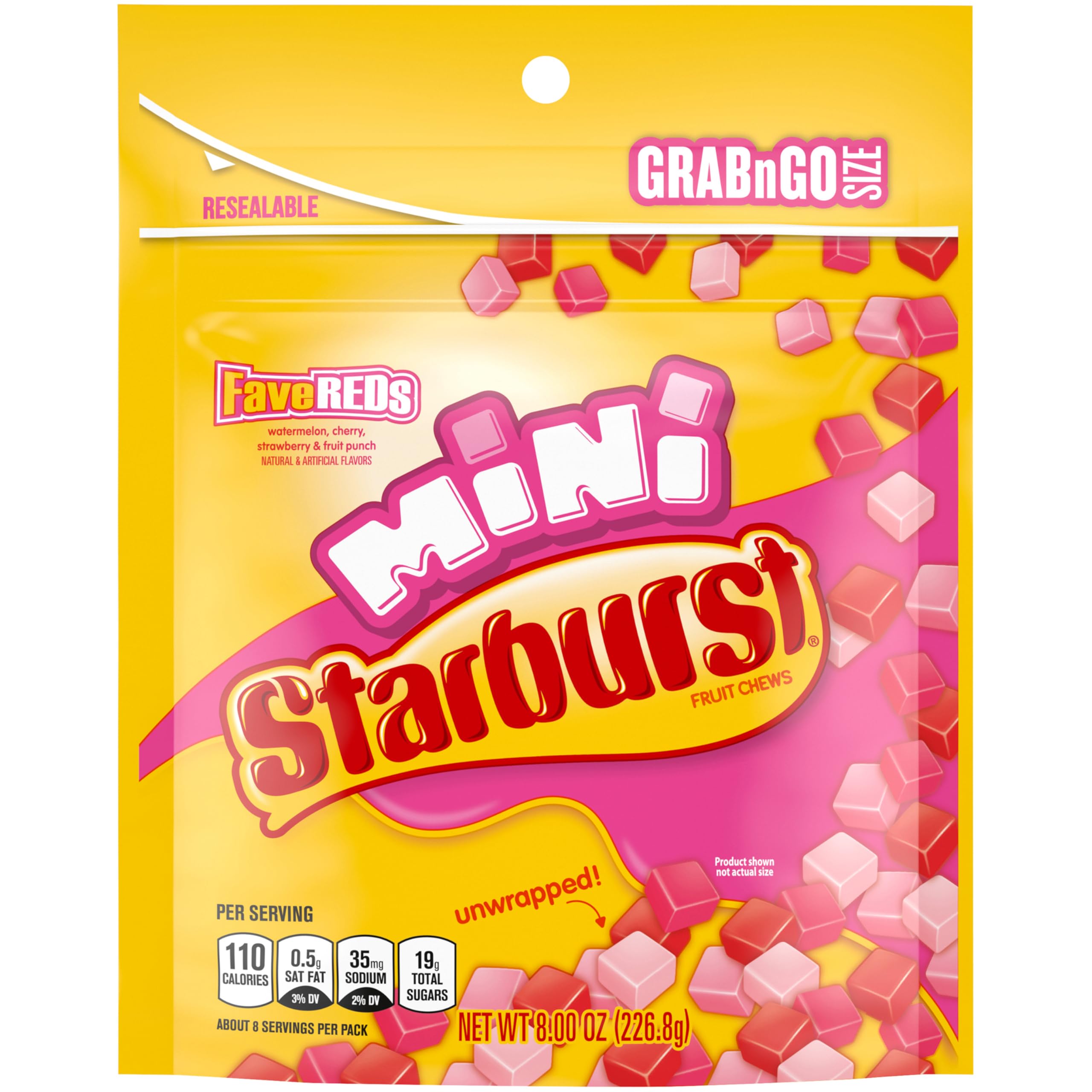 Starburst Mini Fave Reds 226g