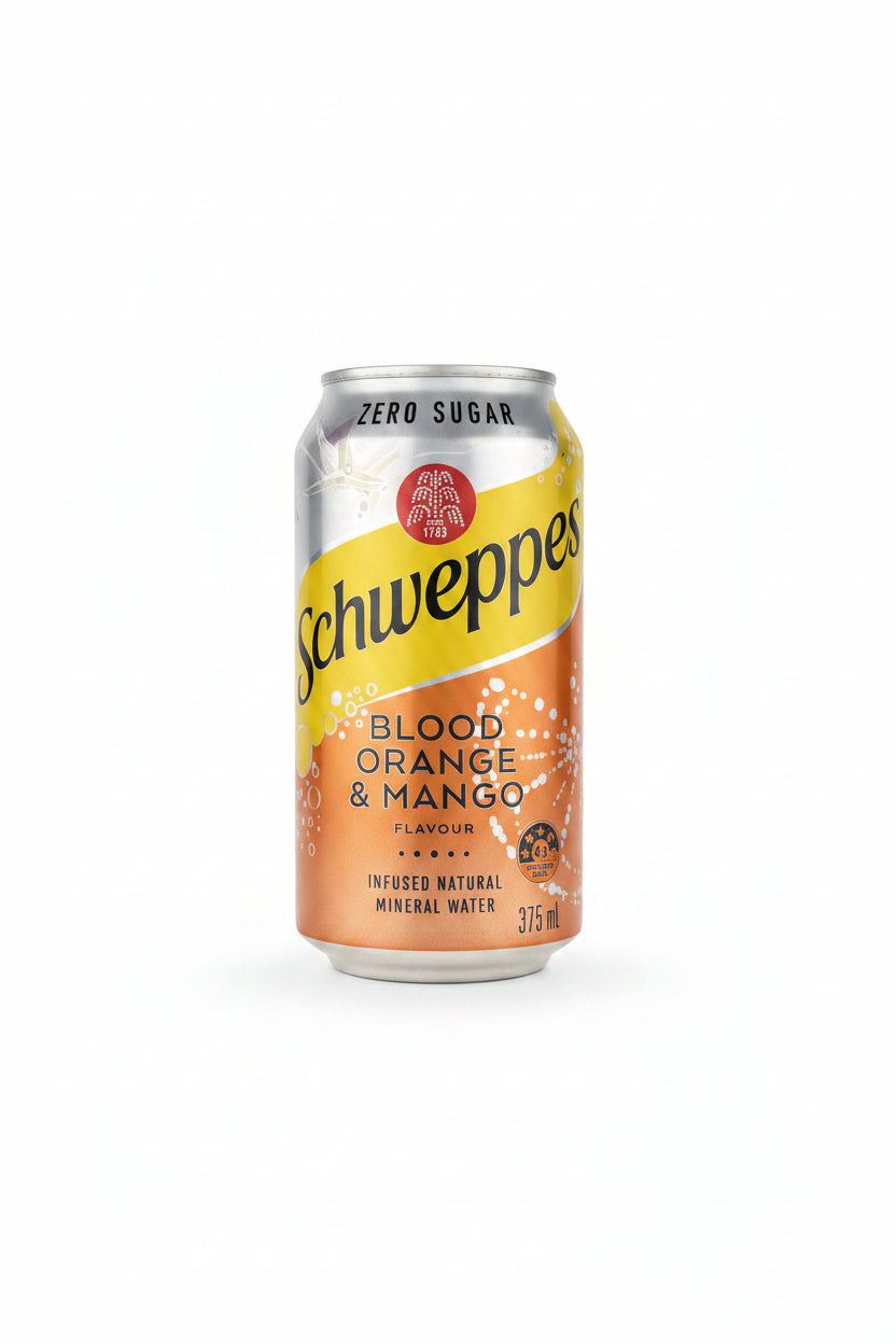 SCHWEPPES BLOOD ORANGE & MANGO 375ml