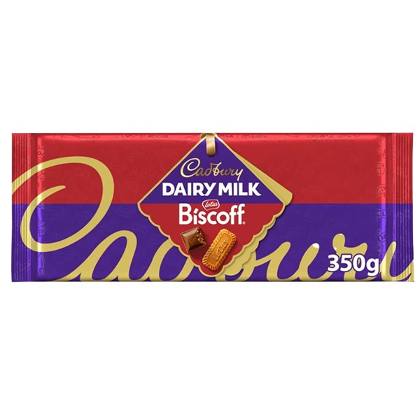 DAIRY MILK BISCOFF BLOCK 350G