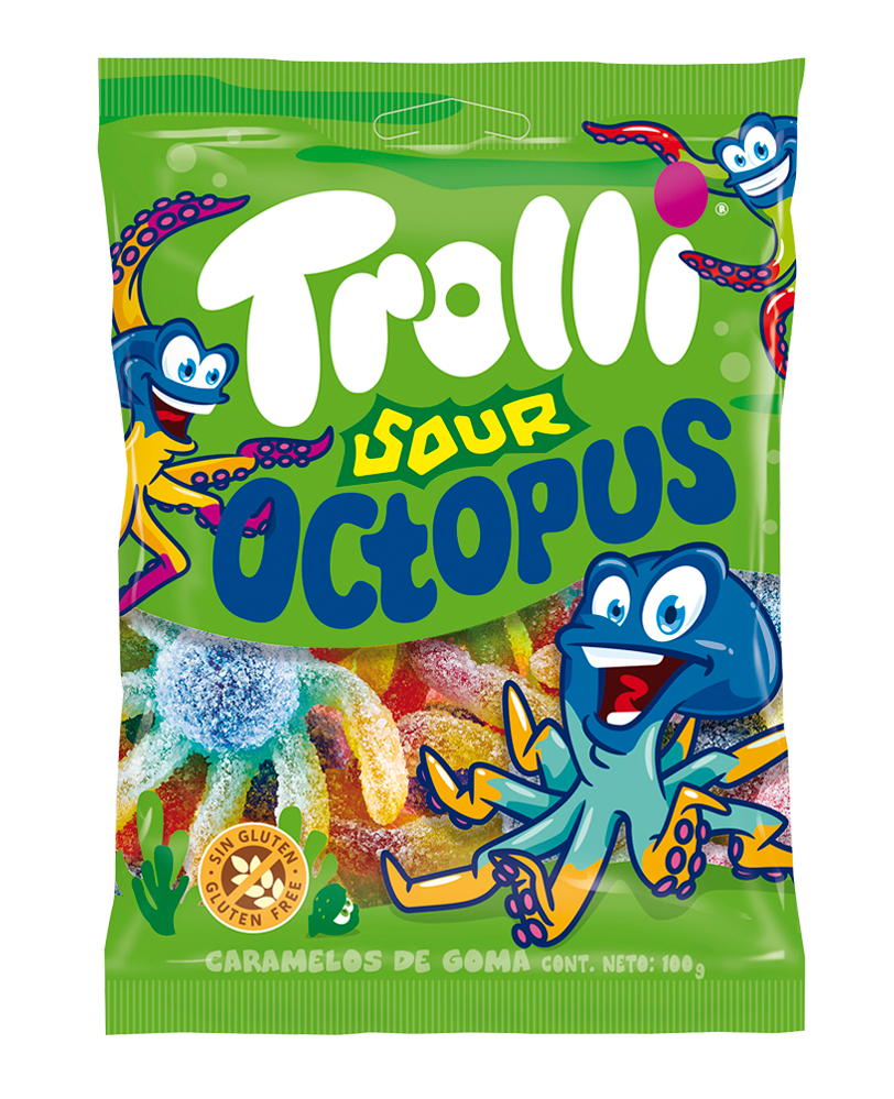 TROLLI Sour Octopus 100g