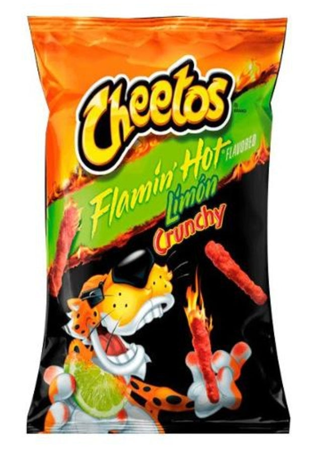 Cheetos Flamin Hot Limon Crunchy 240.9g
