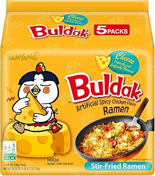 SAMYANG BULDAK HOT CHICKEN FLAVOR CHEESE RAMEN (140G X 5)