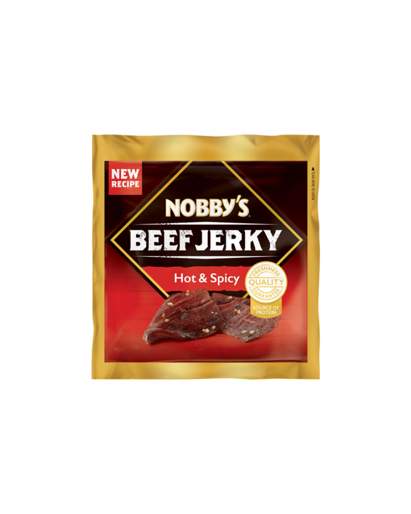 Nobby's Beef Jerky Hot & Spicy 25g