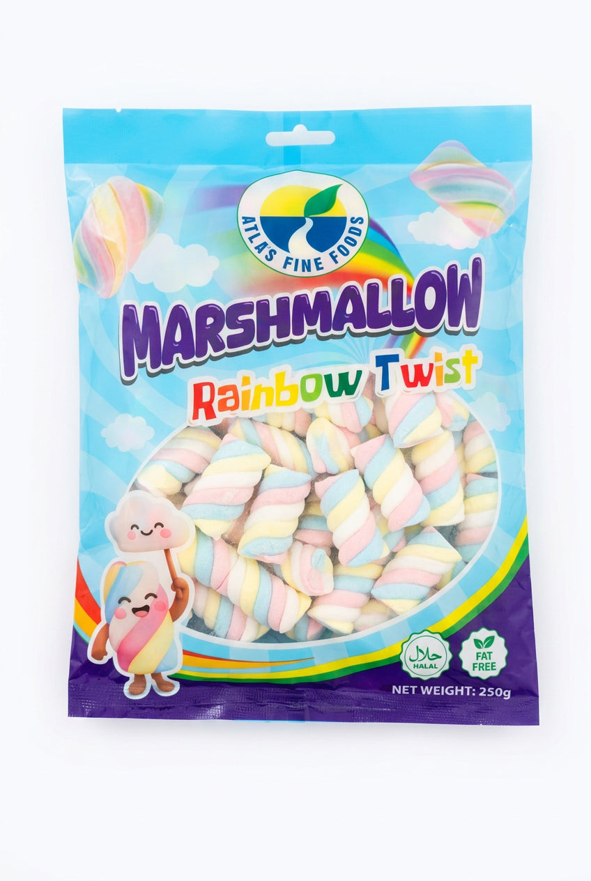 Marshmallow Rainbow Twist 250g