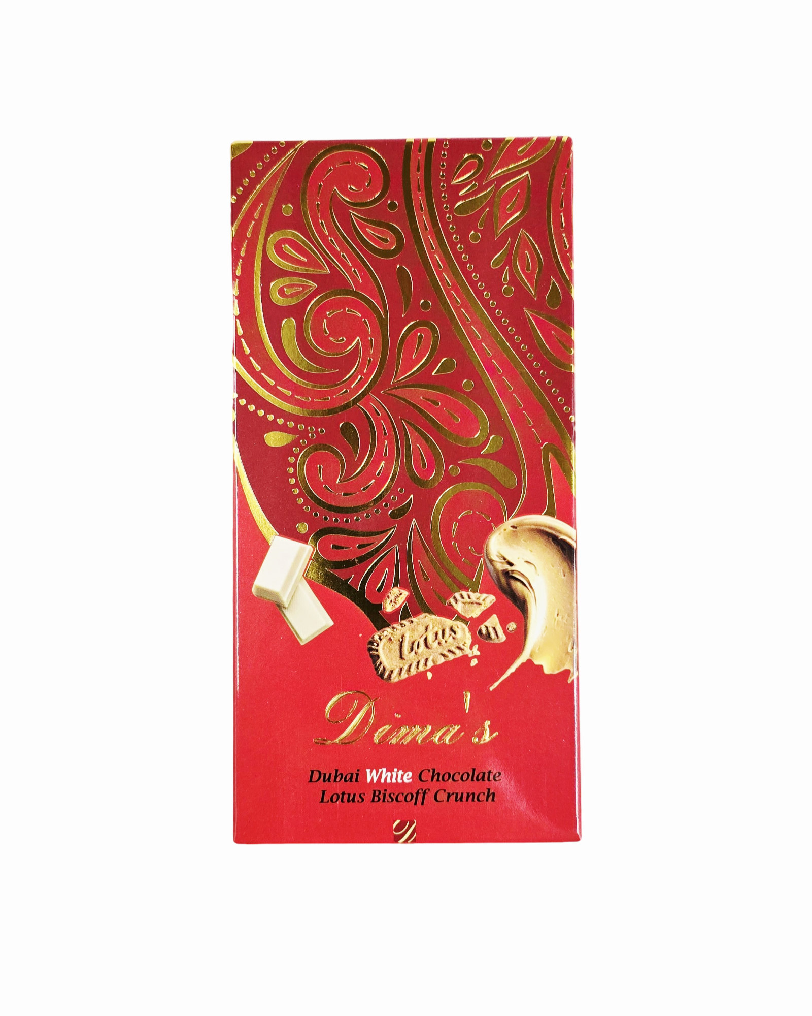 Dimas Dubai Chocolate Biscoff White 195g