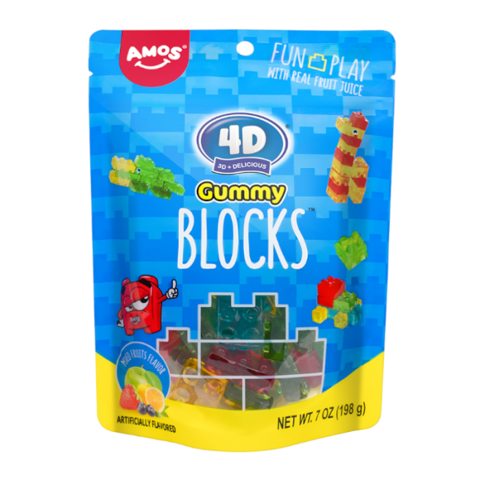 4D Gummy Blocks 198g