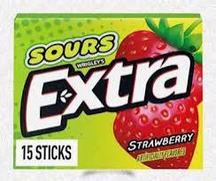 Extra Sours Strawberry 15 Stick