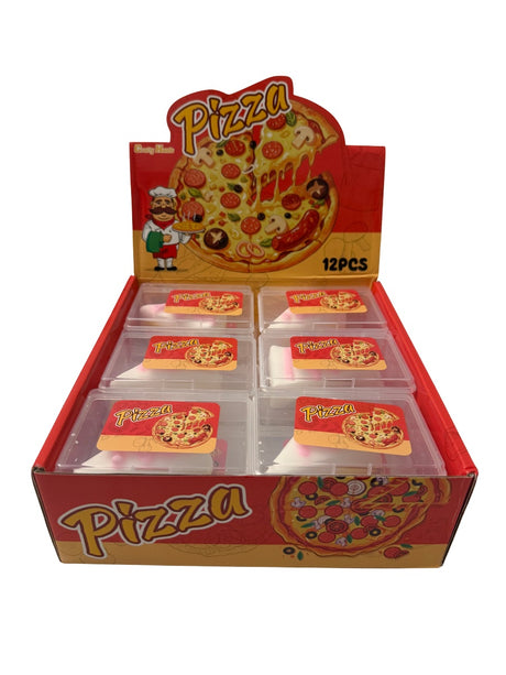 Crispy pizza slice