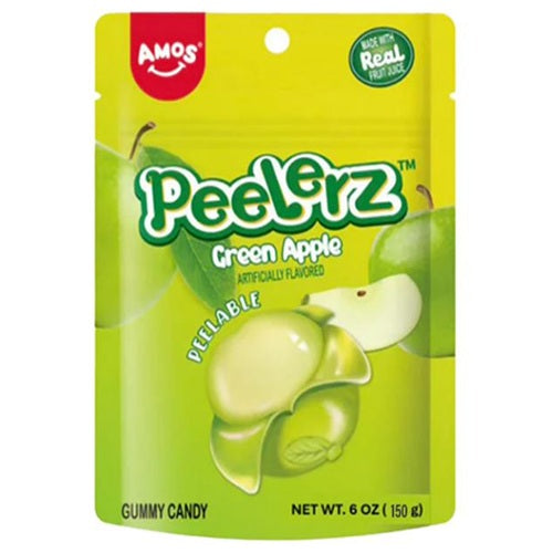 Amos Peelerz Gummy Green Apple 150g