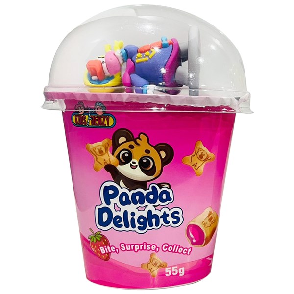 Kids Frenzy Panda Delights Strawberry flavour 55g series 1