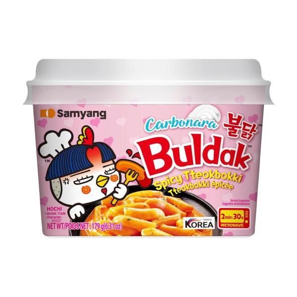 Buldak Carbonara Spicy Tteokbokki 179g