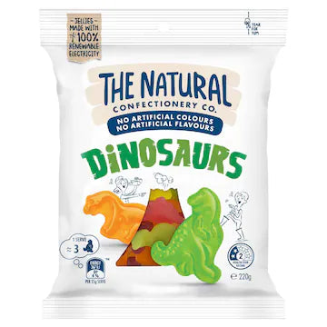The Natural Confectionery Co Dinosaurs 220g