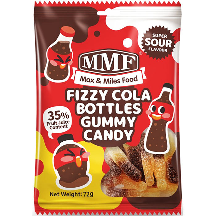 MMF Fizzy Cola Bottles Gummy Candy 72g