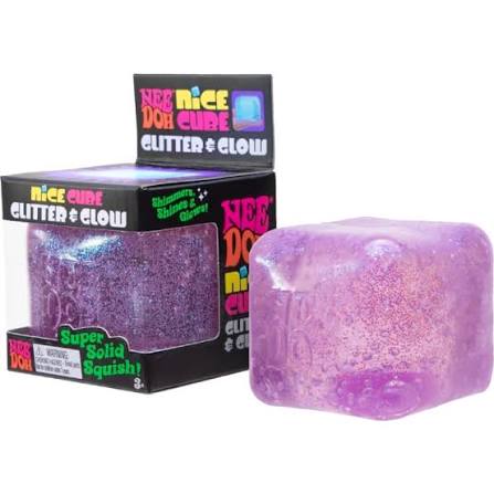 Squishy Ice Cube Glitter